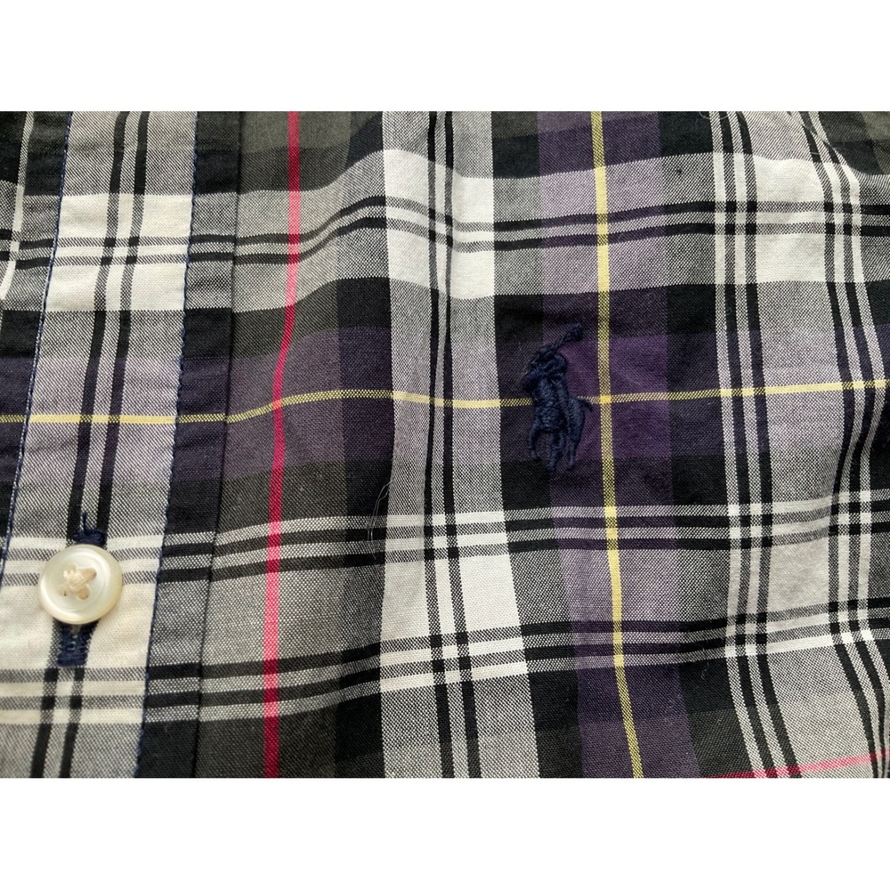 Ralph Lauren Polo Plaid Boys size 2T Button Down Shirt Long‎ Sleeve Cotton - Picture 5 of 9